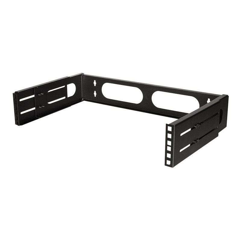 LogiLink 19" Wandhalterung 2 HE, schwarz