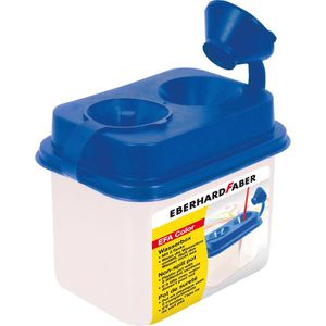 Eberhard-Faber Wasserbecher 579900, mit 2 Tanks und Sicherheitsverschluss, blau