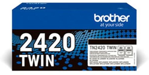 Brother TN-2420BK pack doble toner negro