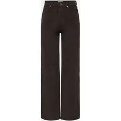Wide-Leg-Hose Braun 34/32