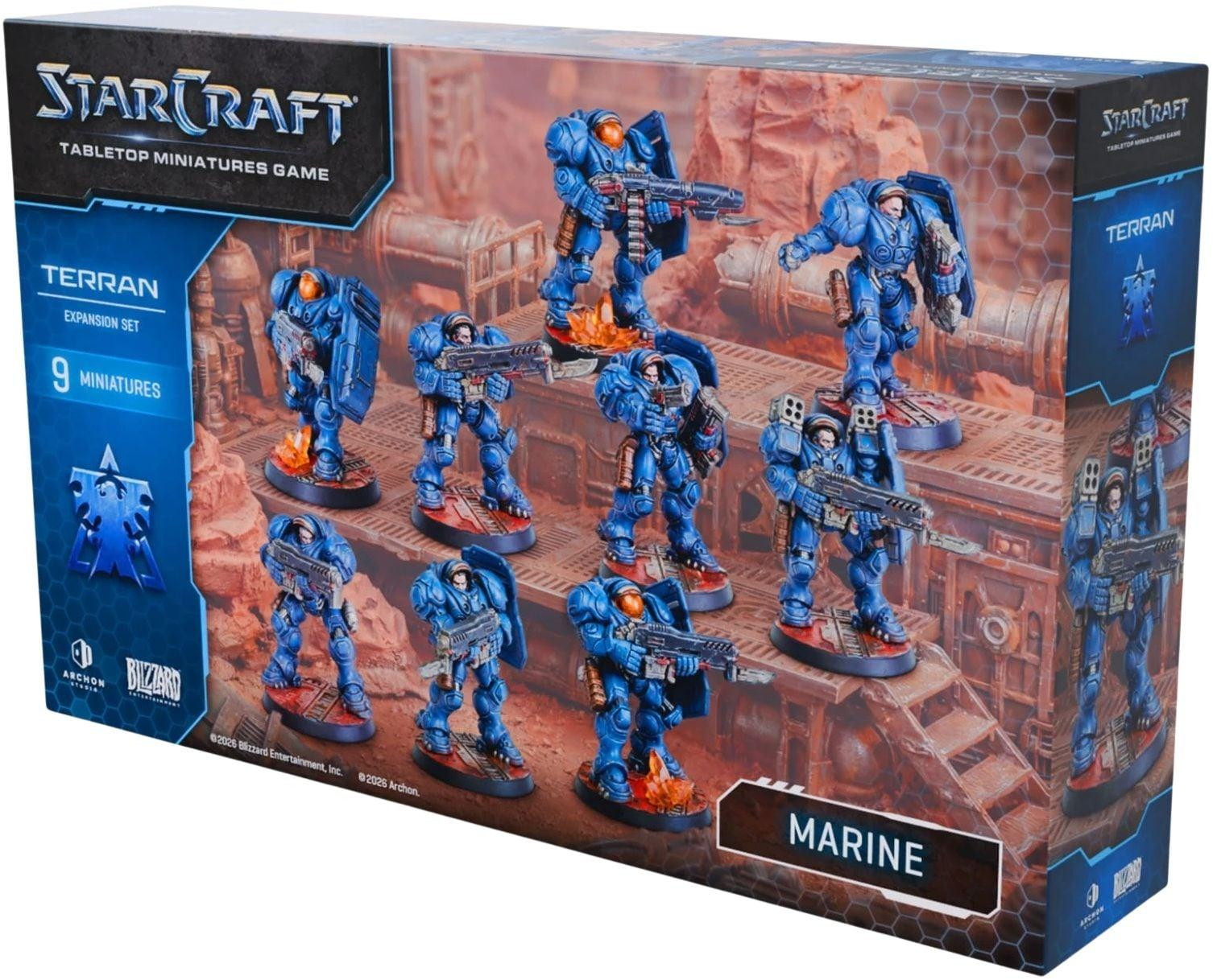 Archon Studio StarCraft Marine Uitbreiding met 9 Terran Miniaturen