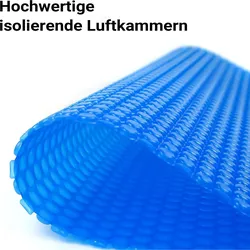 Wiltec, Pool Zubehör, Pool Solarfolie 5x8m Poolabdeckung Solarplane Poolheizung 120μ