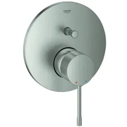 Grohe Essence Einhand-Wannenbatterie, Fertigmontageset für GROHE Rapido SmartBox, 24167DC1, Farbe: Supersteel