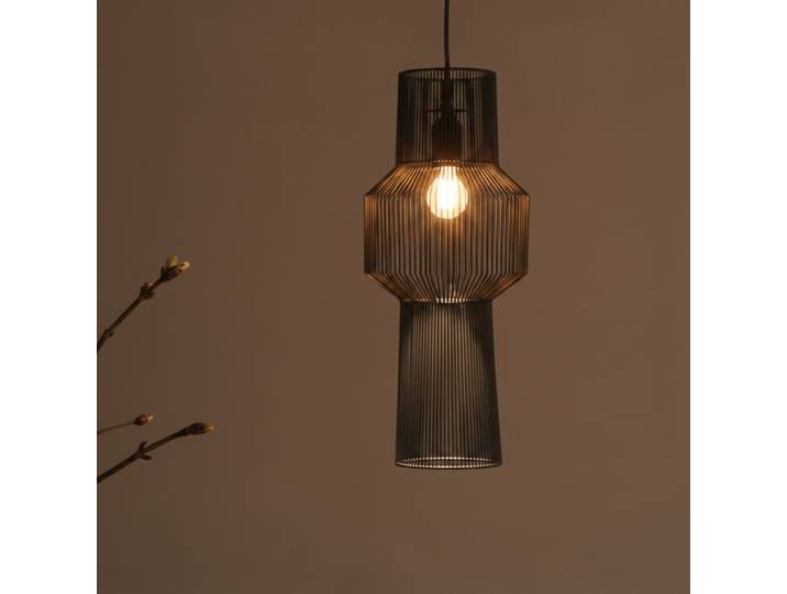 Bohemian hanglamp Bredo Ø 21cm zwart Lyora - 110742