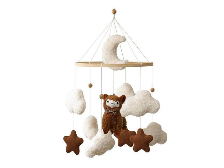 LuxusKollektion Mobile Mobile Alpaka handgenäht fürs Babybett