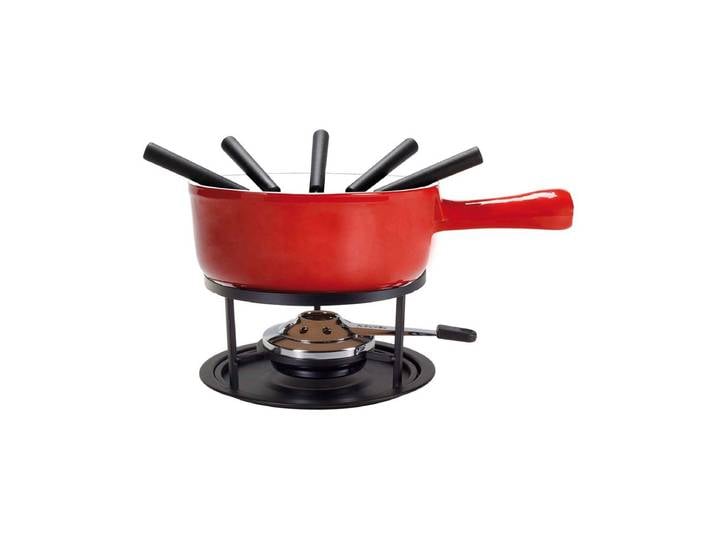 Nouvel Sion Käsefondue 9-teilig rot