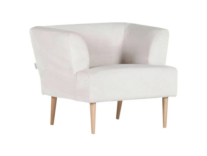 Hom`in Sessel, Weiß, Holz, Buche, massiv, 85x71x80 cm, Stoffauswahl, Wohnzimmer, Sessel, Sonstige Sessel