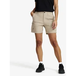 Adventure Cargo Stretch Shorts Damen Aluminium, Größe:3XL - Damen > Hosen > Shorts - Beige