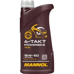 15W-50 Mannol 7832 Powerbike 4-Takt Motoröl Motorrad 1 Liter
