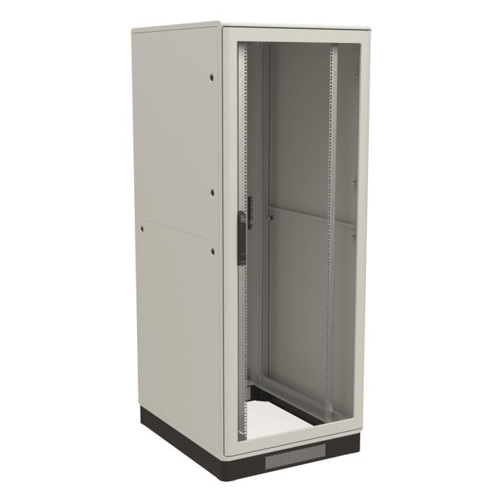 Enoc 19" Standschrank F1 8821-DE1-PA-G 42 HE Passiv 800x800x2100 RAL 7035 58956 (42 HE, 19 Zoll Rack) (58956)