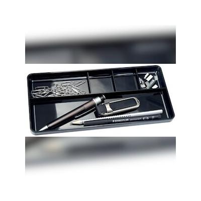 HAN Stiftschale/Büroschale schwarz mit 5 Fächer 260x120x19mm