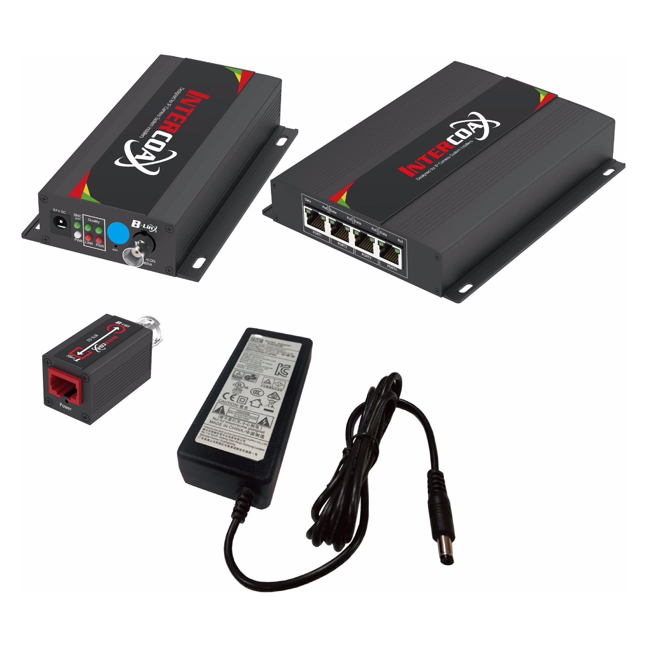 InterCoax Ethernet-Extender EUP-2704T-1R-PKG (EUP-2704T-1R-PKG)