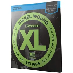 D'Addario Exl165-6 (6x, E-Bass, 0.14"), Saiten