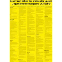 Schild I Aushang Jugendarbeitsschutzgesetz-JArbSchG, Kunststoff, 700x1000mm