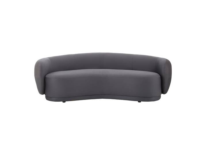 Bigsofa Damaris Grau Samt