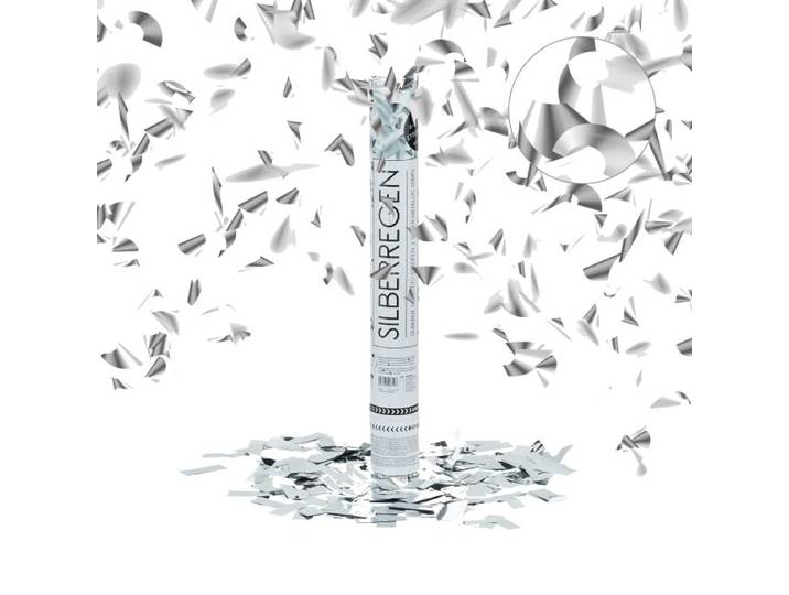 Relaxdays 2x Party Popper Gold/Silber