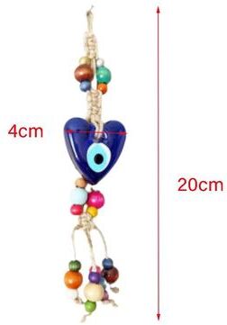 Inspire Essentials Macrame Evil Eye Wall Hanging Nazar Protection Home Decor 10