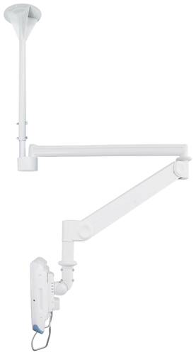 Neomounts Medical FPMA-HAC100HC Medical Monitor-Deckenhalterung 1 Display(s) 25,4cm (10") - 81,3cm (32") Weiß Höhenverstellbar