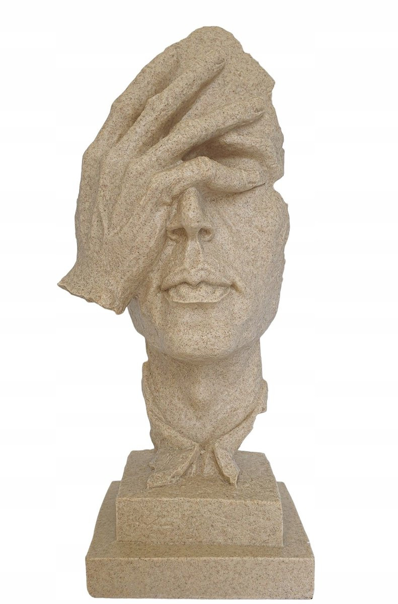 Merkloos Facepalm Beeldje Decoratie Hoogte: 30 cm