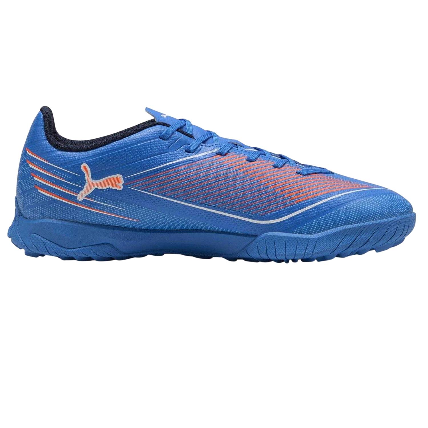 Puma - "Ultra 6 Match" Kunstrasen Turnschuhe für Herren/Damen Unisex, Rasen Training (Blau/Weiß)