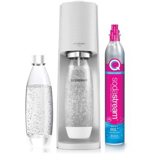 Sodastream Wassersprudler Terra, weiß, mit 1 Kunststoffflasche und 1 Zylinder