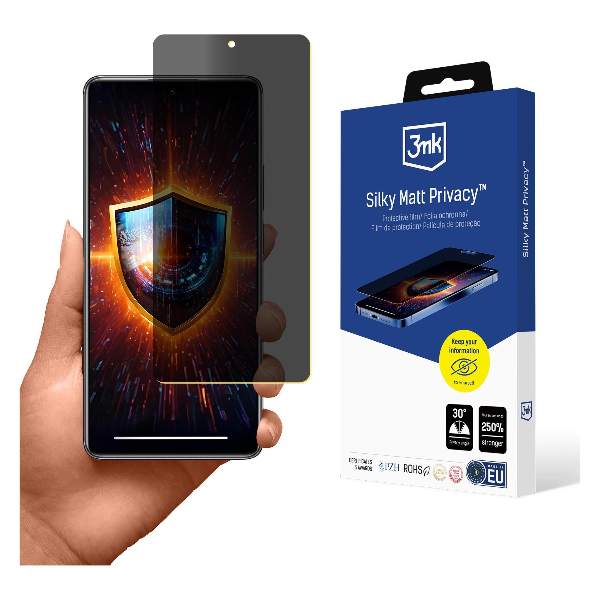 3MK Xiaomi 11T/11T Pro - Silky Matt Privacy (1 Stk., Xiaomi 11T, Xiaomi 11T Pro) (W-3SlMatPv-Xmi11TTP)
