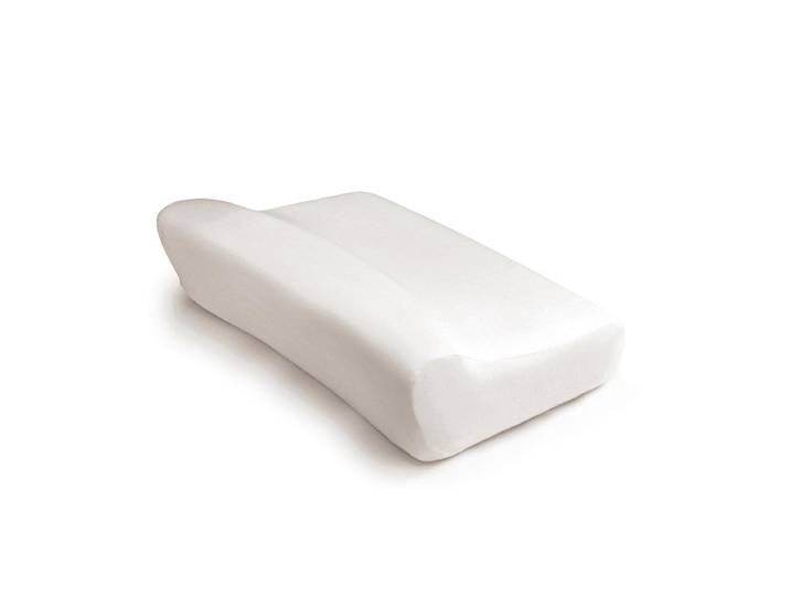 Nackenkissen SISSEL Classic medium , weiss (weiß), B:47cm L:33cm, Baumwolle, Funktionskissen, Nackenkissen