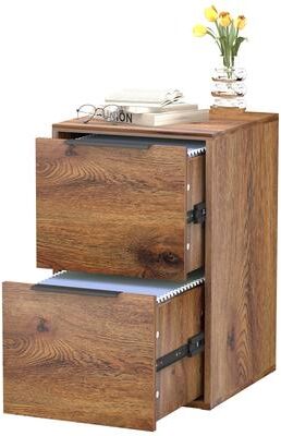 Kodotan sofa "24""H 2-Drawer Vertical File Cabinet, Filing Cabinet with Full-Extension Drawers and Hanging Rails for Letter-Size Files"