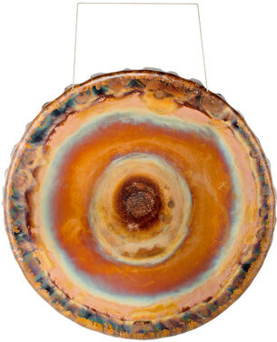 Eichenwurzel Bronze Gong 80cm Gaia