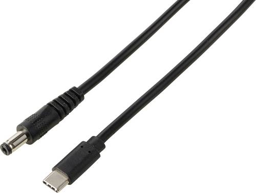 VOLTCRAFT USB Spannungswandler Hohlstecker 5.5 x 2.1mm Black DC/DC Wandler, mit DC-Adapter