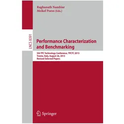 Performance Characterization and Benchmarking, Fachbücher von Meikel Poess, Raghunath Nambiar