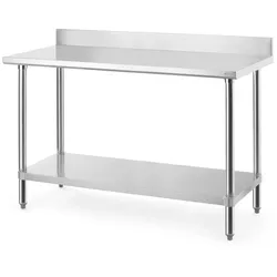 HENDI Arbeitstisch mit Aufsatz, Budget Line, 1400x600x(H)950mm
