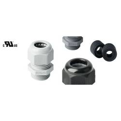 Jacob 50.612 PA/R7035 Kabelverschraubung integrierte Zugentlastung PA 100 St.