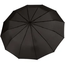 Fiber Magic Major Regenschirm schwarz mit Etui