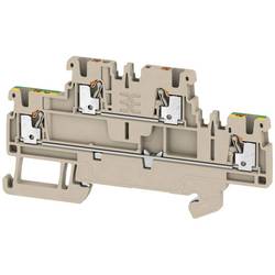 Weidmüller 2469390000 Doppelstock-Durchgangsklemme 3.50 mm Zugfeder Beige 50 St.
