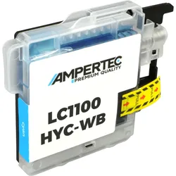 Kompatible Tinte ersetzt Brother LC-1100HYC cyan