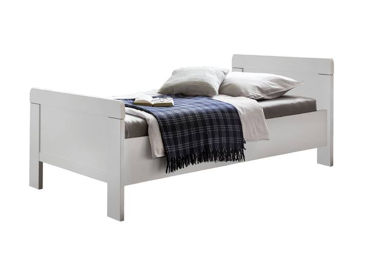 Futonbett Einzelbett 100 x 200 cm weiß - NADJA