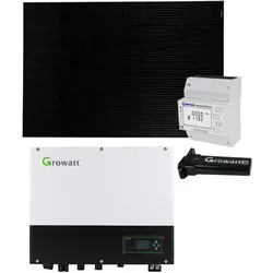 Growatt 3kWp Glas Glas PV-Anlage ohne Speicher mit SPH3000TL BL-UP