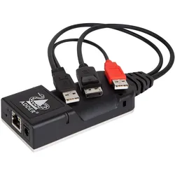 Adder ADDERLink Infinity 101T DP transmitter, KVM Switch, Schwarz