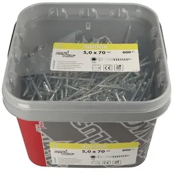 Dynaplus, Schrauben, Unischroef Vz Pk Torx TX20 4.0X70/35 1000 stuks - 0289.11.26201 (1000 Schrauben pro Stück)
