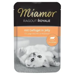 Miamor Ragout Royale Kitten in Jelly 100g Geflügel in Gelee für Kätzchen