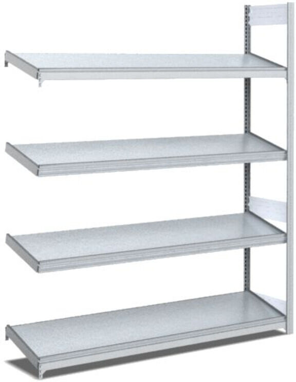 Bito Bereitstellregal schräg L1308xH2000xT424 mm, Anbaufeld verzinkt (52965)