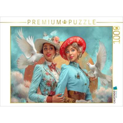 CALVENDO Puzzle Dandy und Retro Vintage | 1000 Teile Lege-Größe 64x48cm Foto-Puzzle für glückliche Stunden