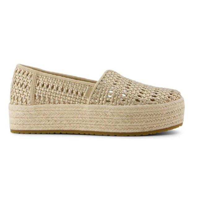 TOMS Valencia Textile Damen Champagner Espadrilles