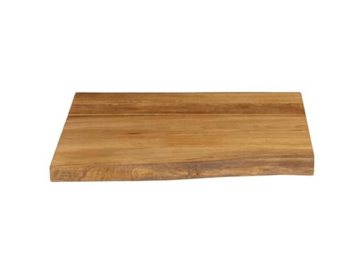 KTHLBRH Ersatz-Tischplatte 60 x 60 x 3,8 cm Massivholz Mangoholz Abwischbare Oberfläche, 2 Seitenkanten, Eiche, für Innen