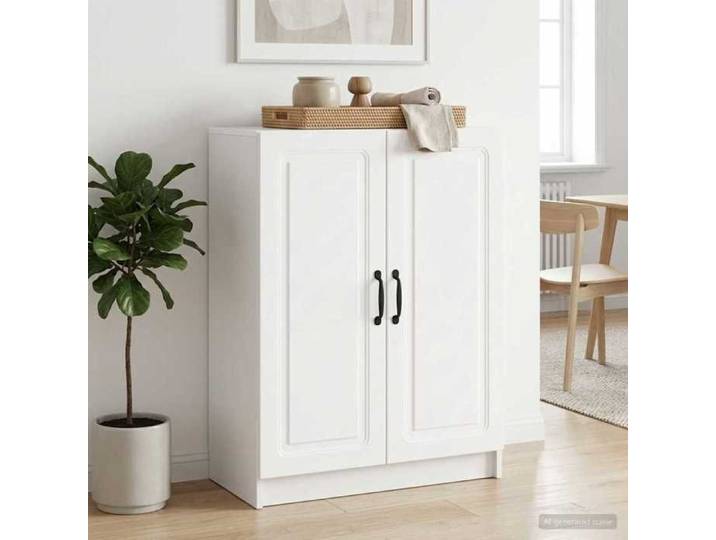 Moderne Buffet bahut pratique - Blanc brillant 66x34 5x87 cm Bois d'ingénierie - Commode salon @FR 4278