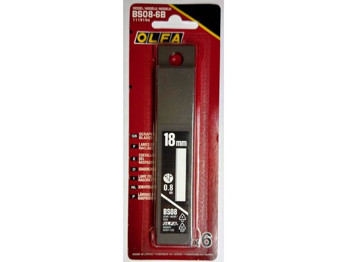 Behangschrapper reserve mes Olfa BS08-6B