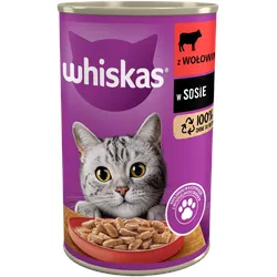 Whiskas Adult mit Rindfleisch in Katzensauce 12x400g