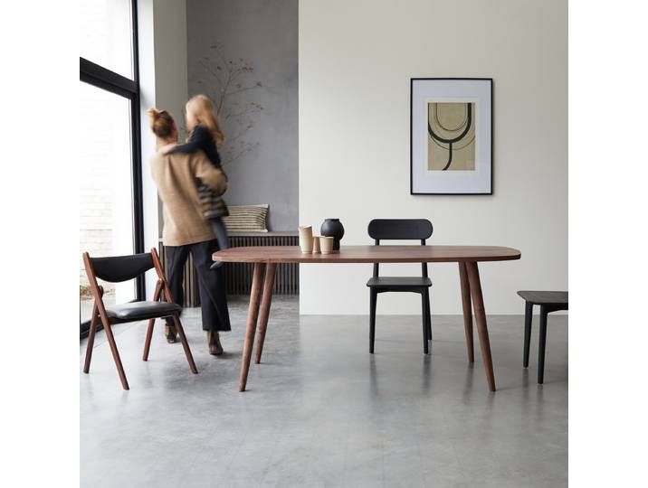 Esstisch aus massivem Mangoholz 6/8 Personen - Braun - Mango