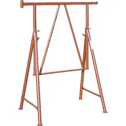Stahlrohr-Gerüstbock, lackiert Breite 1,20m, Höhe 1,20 - 1,95m